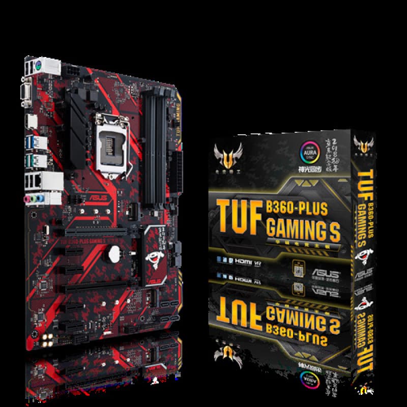 For ASUS TUF B360-PLUS GAMING S Motherboard DDR4 2666MHz RGB Stock Item