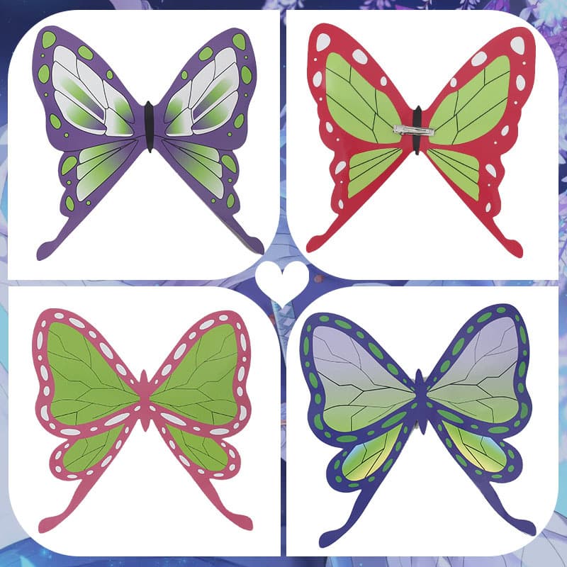 Demon Slayer Shinobu Kocho Cosplay Headpiece Butterfly Kanae Kocho Insect Hashira Cosplay Hair Accessory