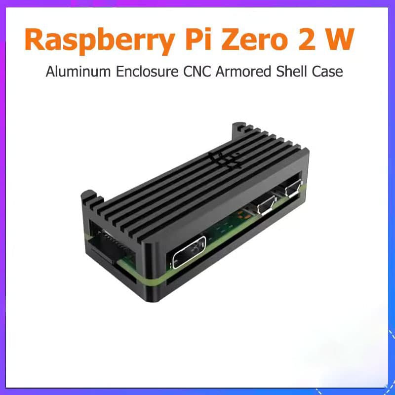 Raspberry Pi Zero 2W Aluminum Alloy Case - Universal Protective Shell with Heat Dissipation