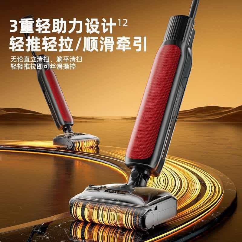 180° flat suction and mopping integrated self-cleaning floor scrubber, hot air drying floor scrubber, fully automatic floor scrubber