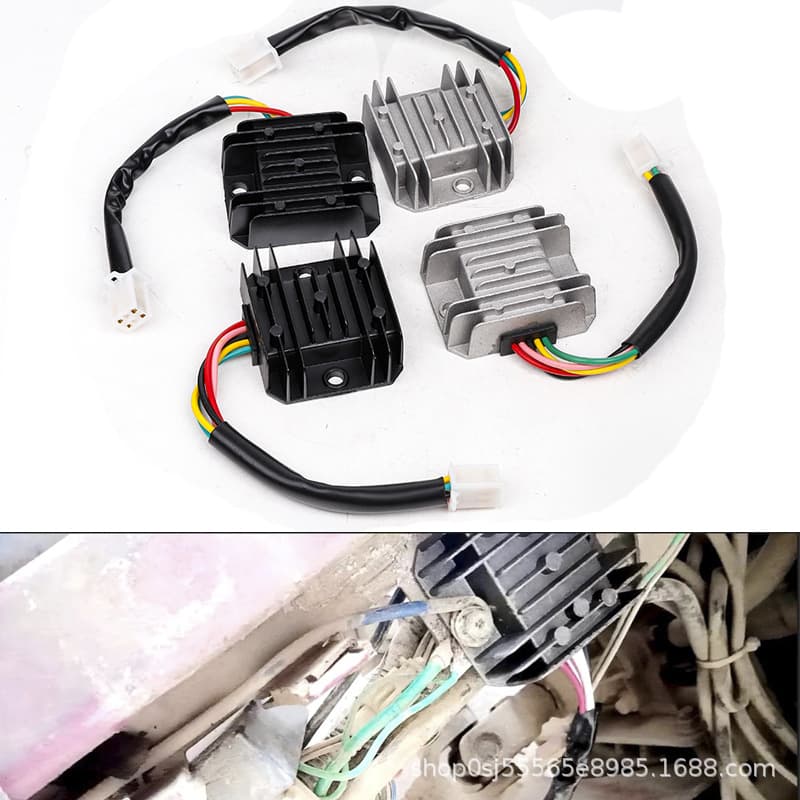 Motorcycle ATV Accessories 12V 4-Pin 5-Pin CG125/150/200/250 GY6 Rectifier Voltage Regulator