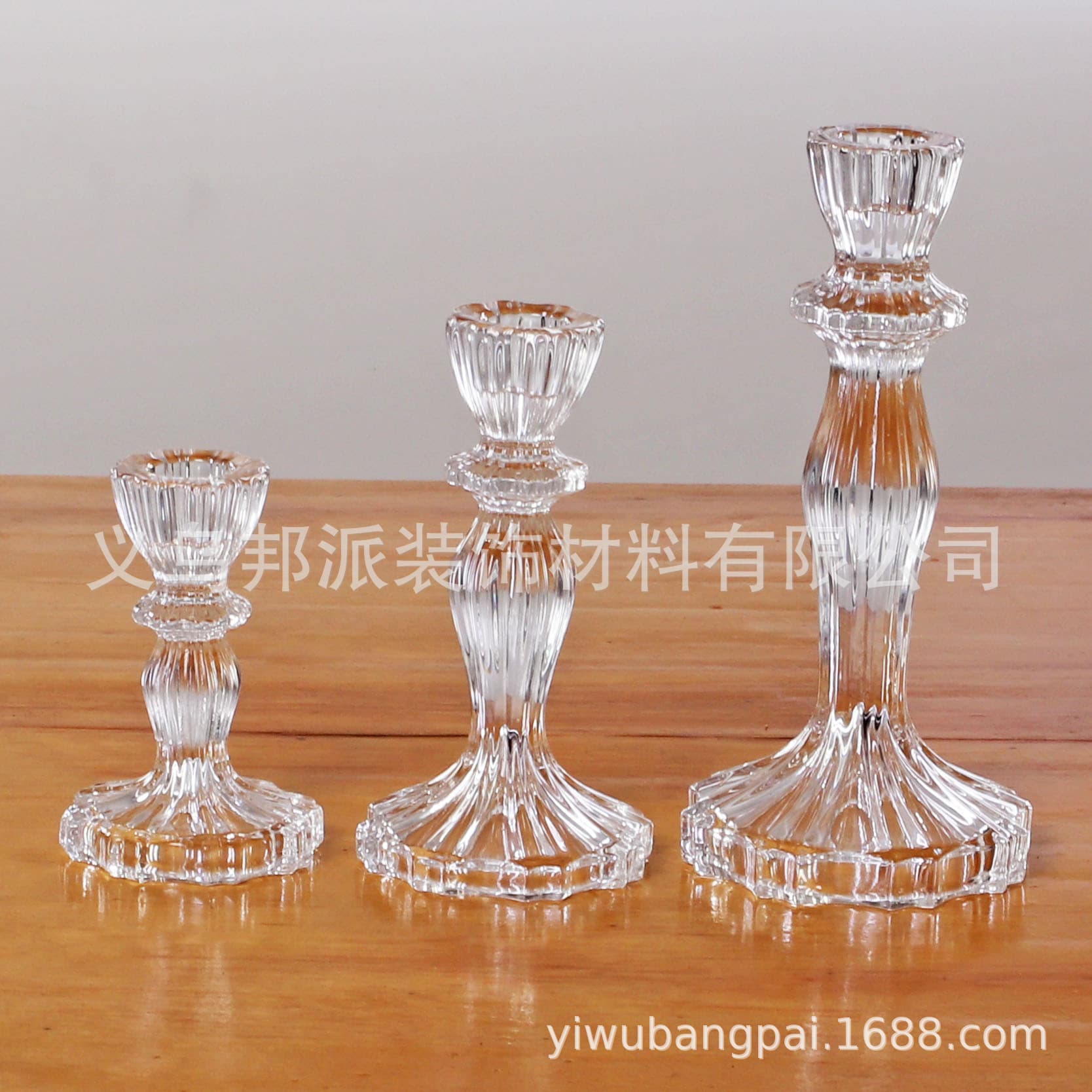 Luxury French Vintage Crystal Candle Holder Glass Aromatherapy Candlelight Dinner Wedding Photography Prop