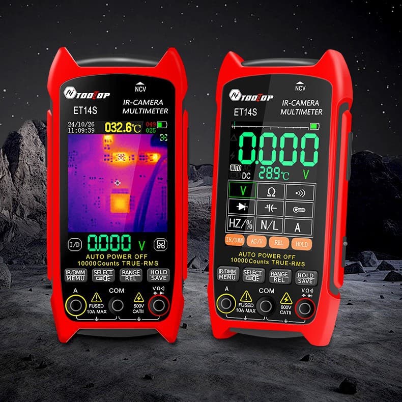 TOOLTOP ET14S 240*240 Screen 2.8-inch IPS LCD Thermal Imaging Multimeter