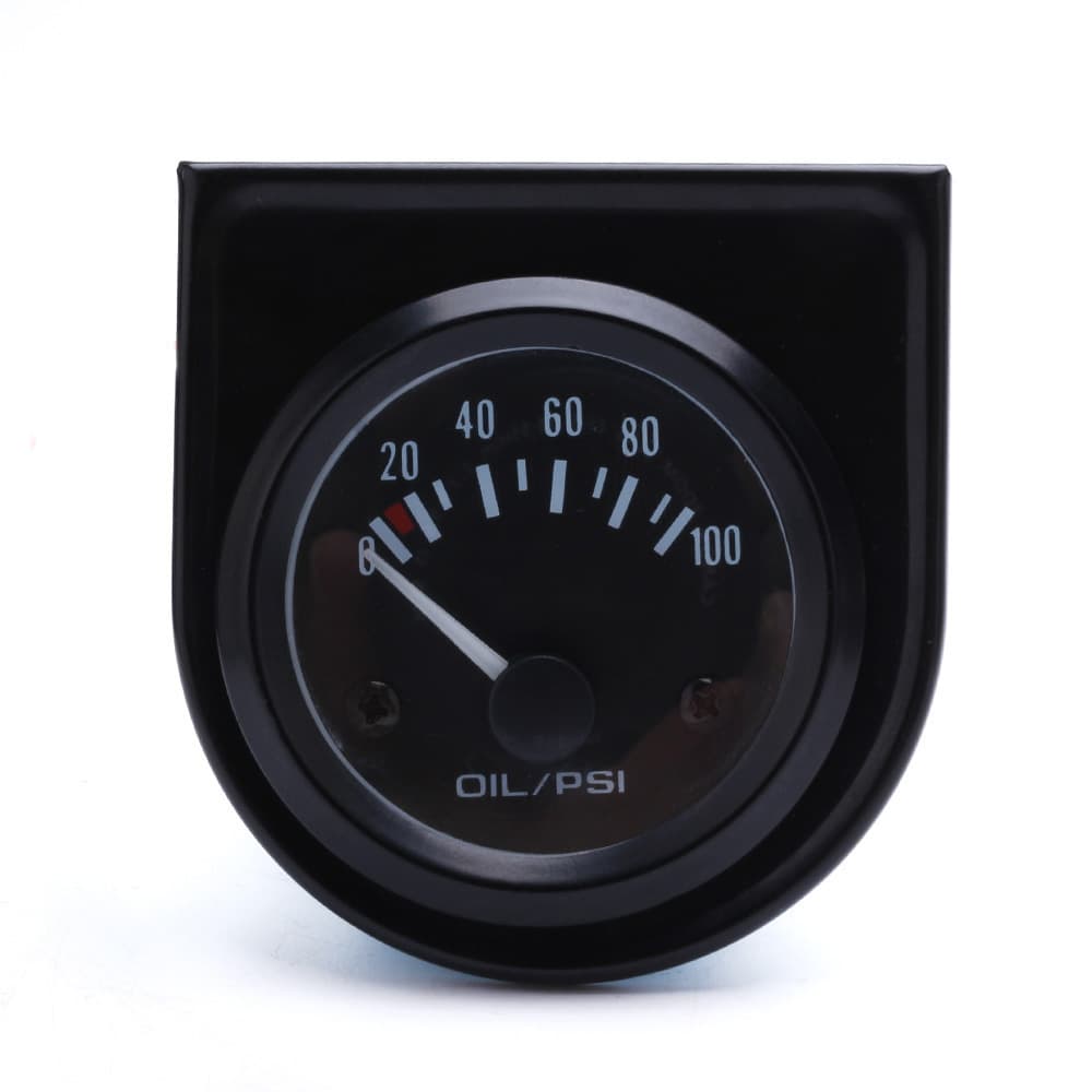 2-inch 52mm Oil Pressure Gauge 0-100Psi Oil Pressure Gauge with Sensor 12V Racing Universal [Tax Included]