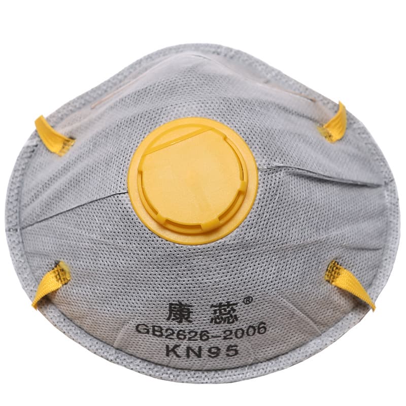 KN95 Woodworking Polishing Special Heavy Dust Mask, Industrial Dust Protection, Pig Snout Style with Head Strap