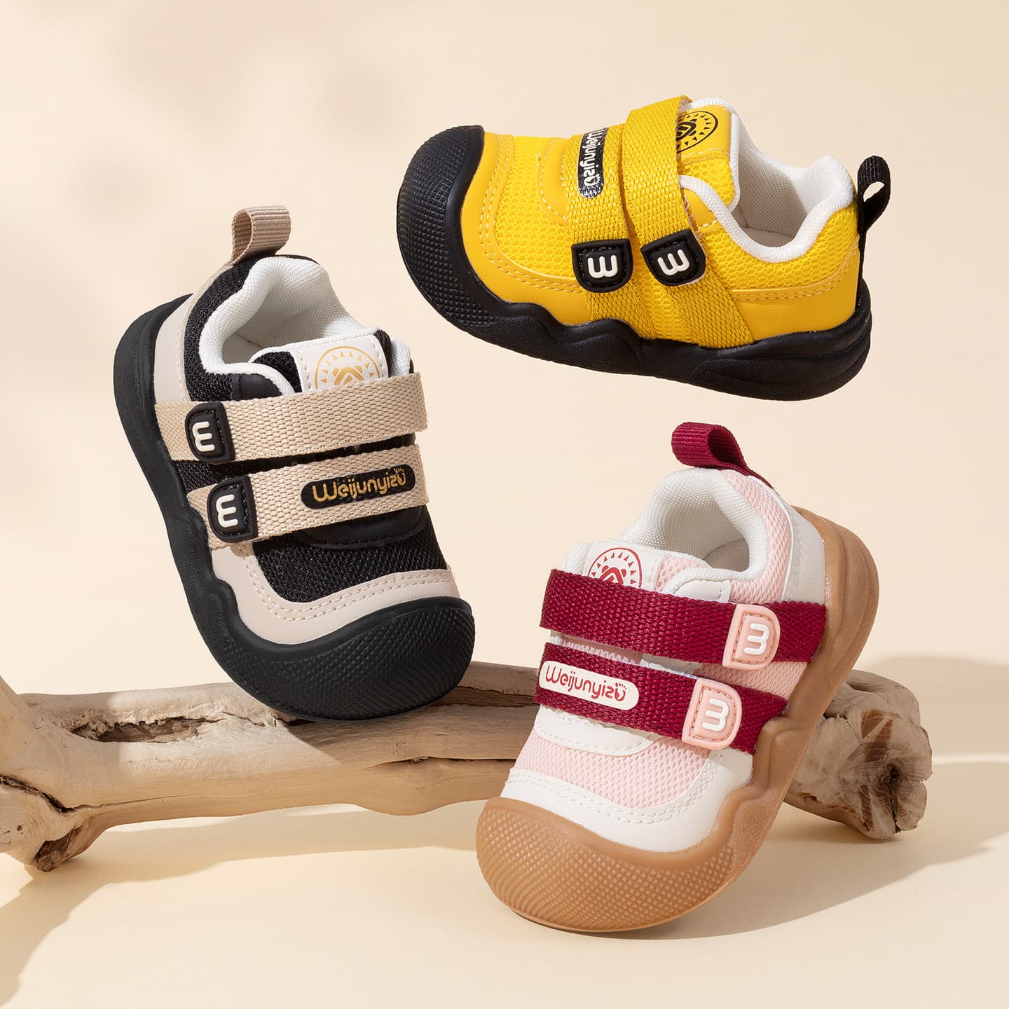 2025 spring/autumn new toddler soft-soled walking shoes non-slip baby shoes unisex children's casual sports shoes