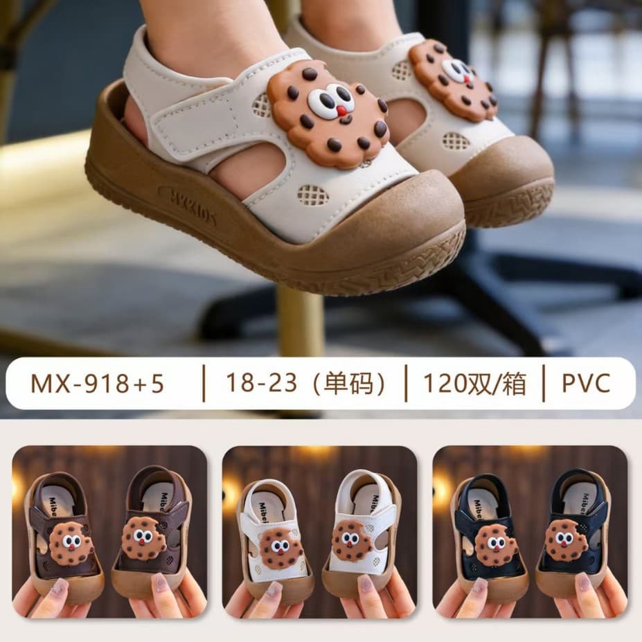 2026 New Cartoon Soft Sole Baby Walking Shoes Small Toe Cap Anti-slip Comfortable Kids Shoes Sandals Factory Wholesale