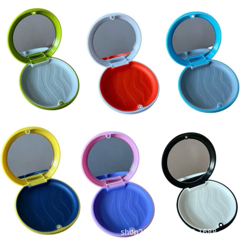 Magnetic Dental Teeth Storage Case Invisible Retainer Box Orthodontic Retainer Holder Denture Case