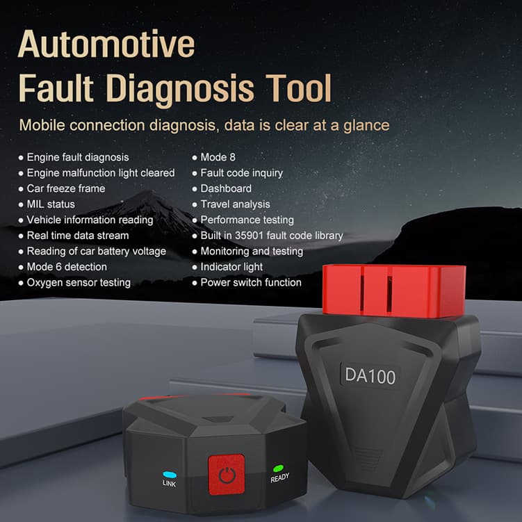 OBD Car Diagnostic Tool Engine Detection Tool DA100 Car Diagnostic Scanner Read Clear Fault Codes