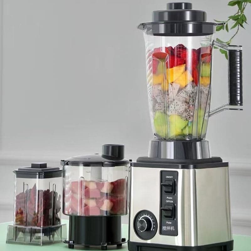 Export EU Standard 3-in-1 Juicer Blender Set Commercial Blender Integrated Blender Juicer