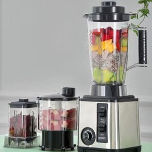 Export EU Standard 3-in-1 Juicer Blender Set Commercial Blender Integrated Mixer Juicer