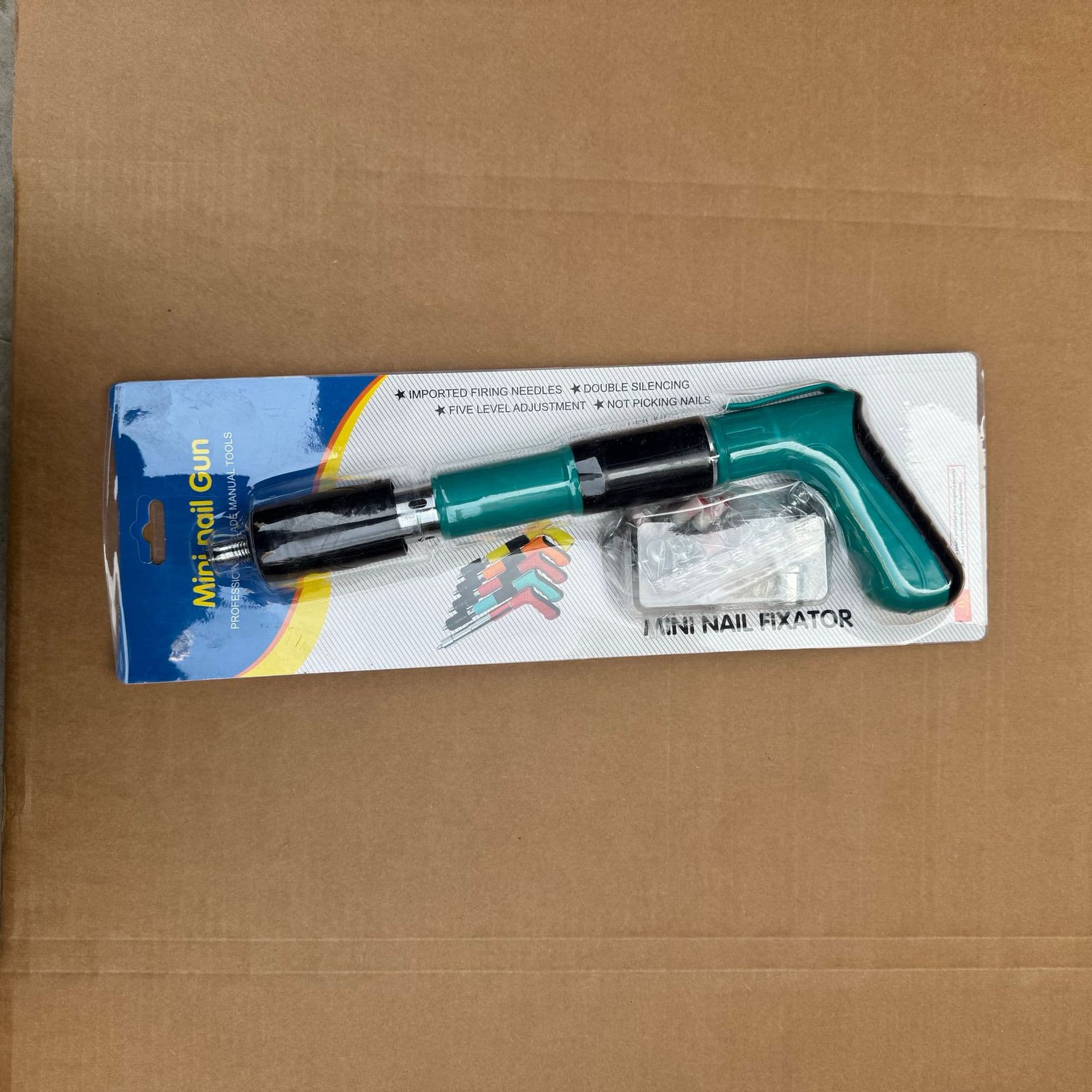 Export Supply Mini Nail Gun Silencer Ceiling Tool Powder-Actuated Nail Gun Adjustable Power Nailer