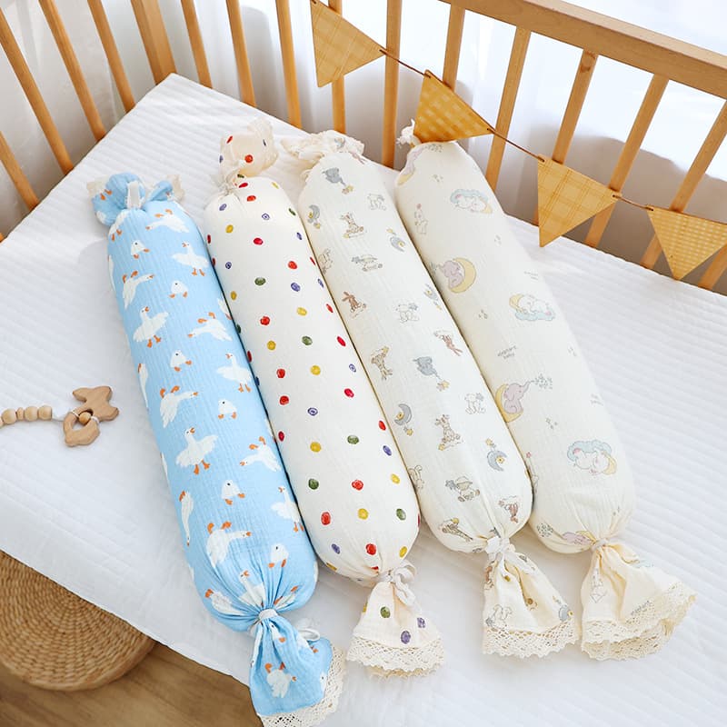 Infant Buckwheat Shaping Pillow, 100% Cotton Grade A, Newborn Side Sleeping Support Pillow, Baby Washable Small Pillow for Sleep