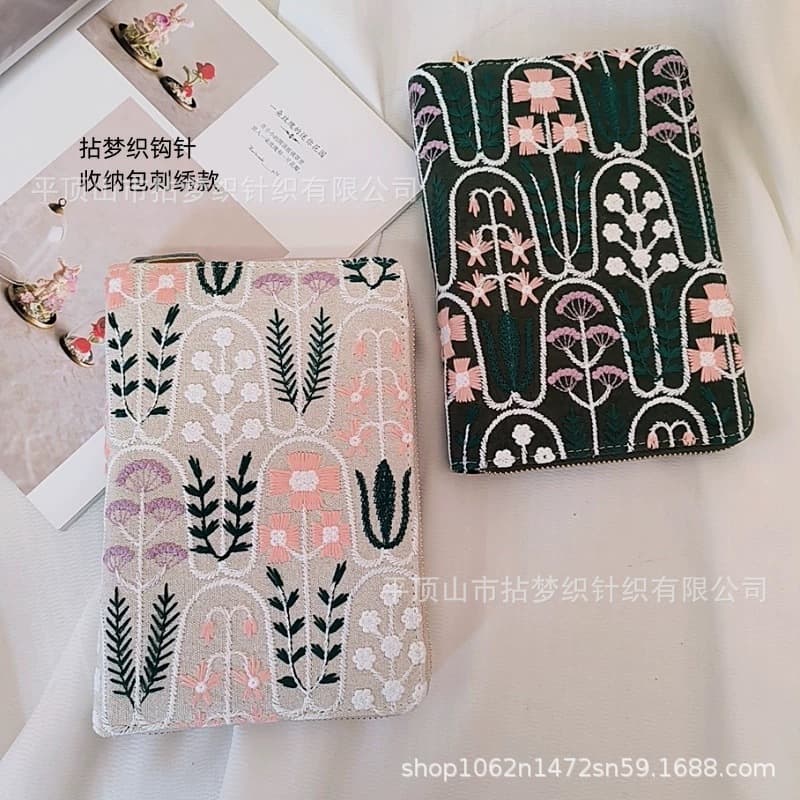 Embroidery and Crochet Storage Bag, Knitting Tool Needle Bag, Crochet Bag Accessories