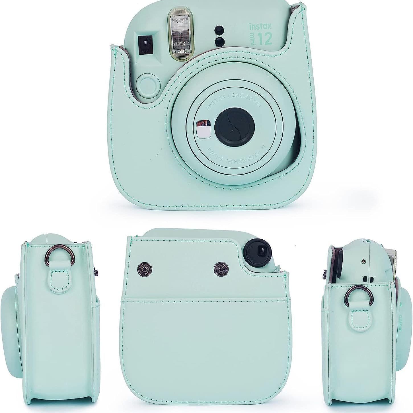 Compatible with Fuji Instax Mini 12 Camera Case Mini11 Protective Cover PU Photography Bag Storage Bag