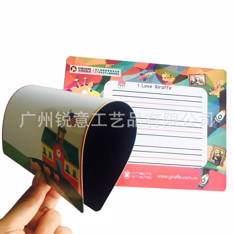 Manufacturer wholesale magnetic message board, children's graffiti note whiteboard sticker, magnetic message board refrigerator magnet gift