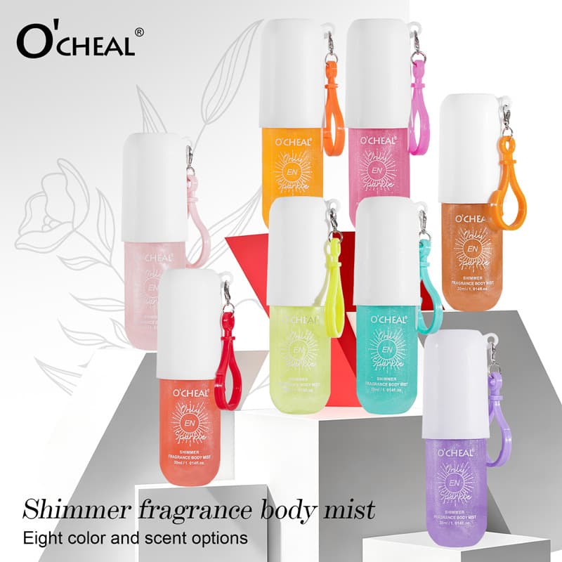 O'CHEAL Cross-border Shimmering Fragrance Body Spray Anti-static Deodorizing Odor-removing Fresh Long-lasting Body Spray