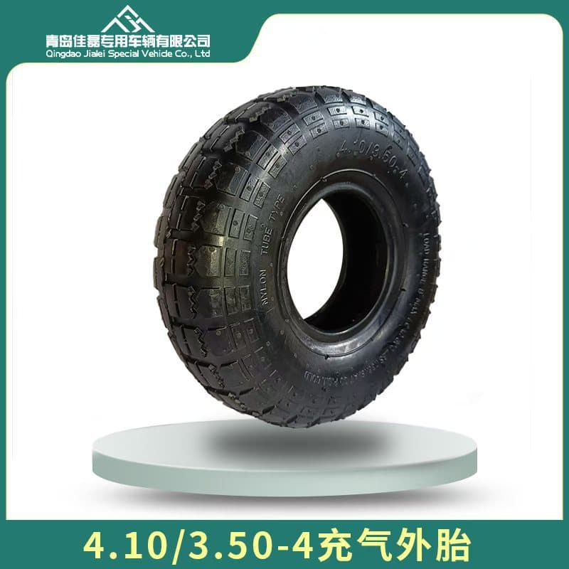 10-inch 4.10/3.50-4 tires for hand trucks and warehouse carts, 350-4 tires for electric scooters and mobility vehicles