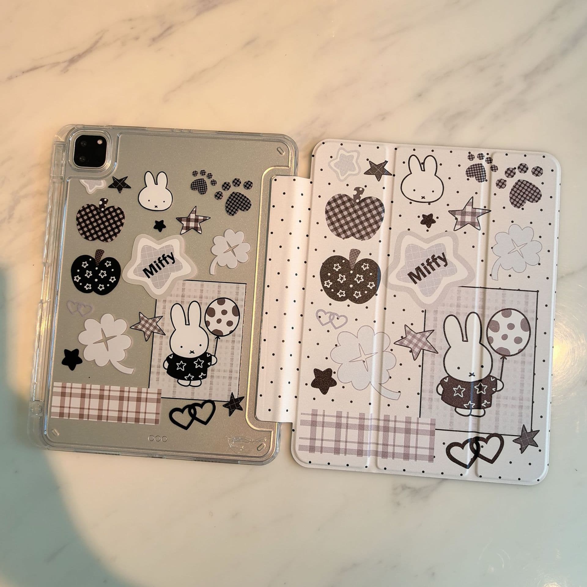 Multi-series Cartoon Tri-fold iPad 11 Case Air 7/6 with Pen Holder iPad 10 Shockproof MINI 7 Acrylic 8