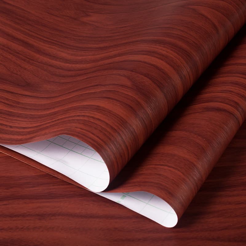 Thickened Furniture Renovation Wood Grain Sticker, Self-Adhesive Wallpaper, Kitchen Oil-Proof and Waterproof, Wardrobe and Wooden Door