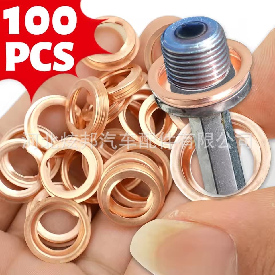 Oil Pan Drain Plug Gasket for Nissan Teana Qashqai 11026-01M02 11026-JA00A
