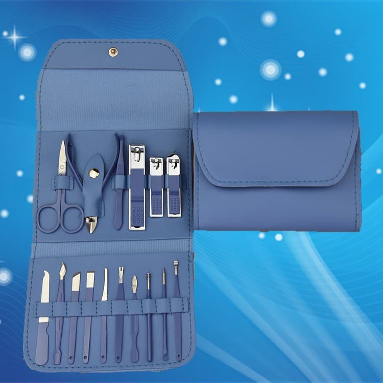 Folding bag 16-piece beauty set, manicure set, manicure set, nail set storage, travel size, portable