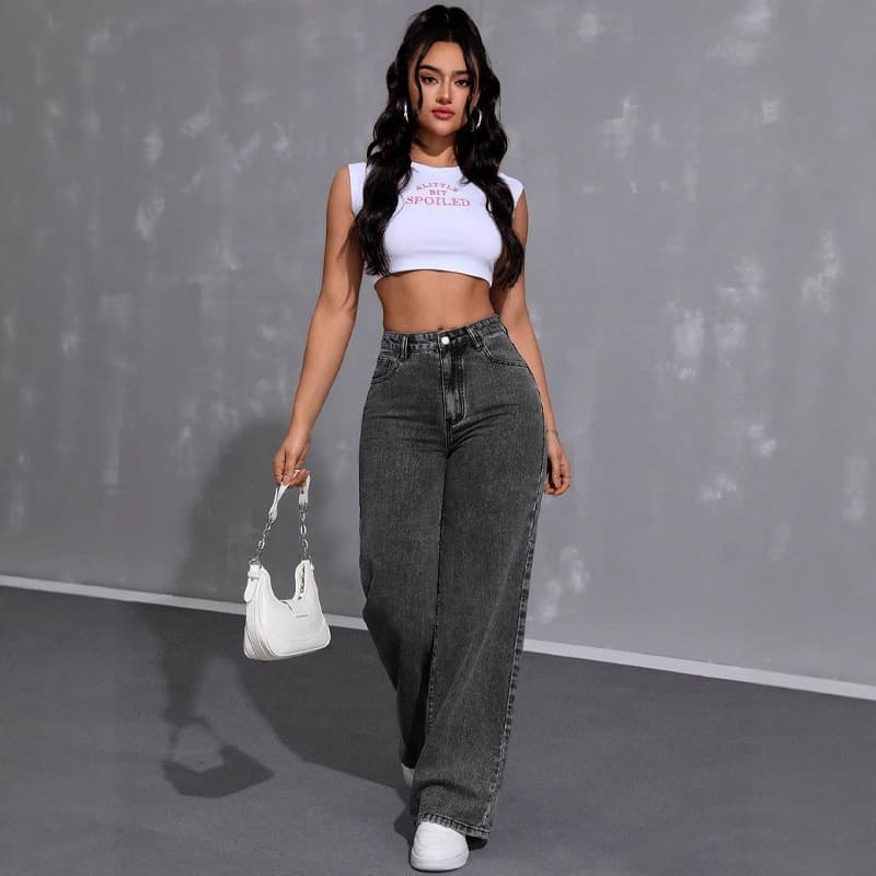 Europe, America, Russia AliExpress Cross-border Fashion Bestseller Jeans Women's Export Women's Clothing Hot-selling Pants Wholesale Stock