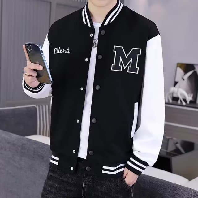 Men's Jacket Trendy Brand Ins Spring/Autumn New Korean Fashion Casual Couple Baseball Jacket Thin Top