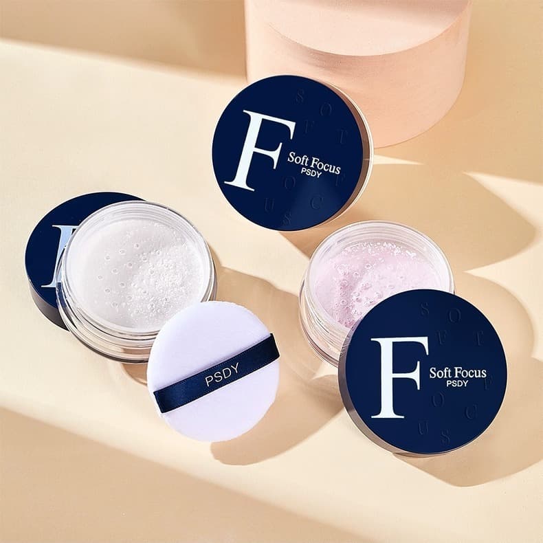 PSDY Yurou No Makeup Setting Loose Powder Matte Microdermabrasion No Makeup Waterproof, Sweatproof, Oil Control, Long-lasting and Not Easy to Take Off Makeup Loose Powder