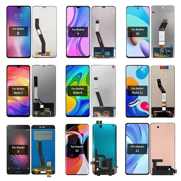 For Red Rice 14C 13C 12C 10C 9A Screen Assembly Redmi 9T Poco M3 M5 LCD