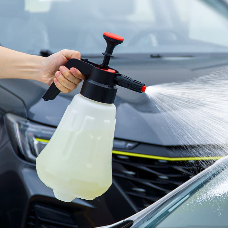 Source factory car wash liquid car foam watering can artifact explosion-proof foam pot fan-shaped air pressure sprayer foam pot