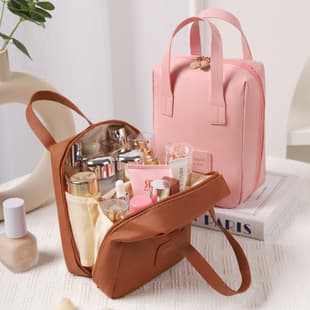 Shell Handle Cosmetic Bag Portable Large Capacity Waterproof Trendy High-Aesthetic Makeup Bag