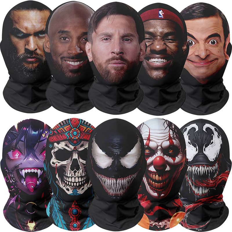 Cosplay Costume Simulation Mask Skull Anime Kobe Headgear Funny Party Performance Full Face Cover