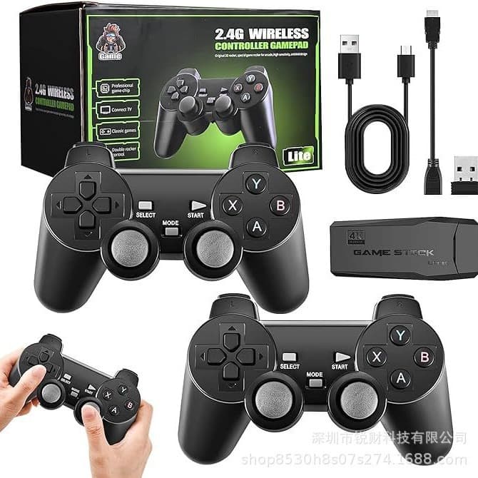 HD M8 Game Console Controller Home TV Game Console Cross-border Wireless Controller Two-Player Arcade Retro Game Console