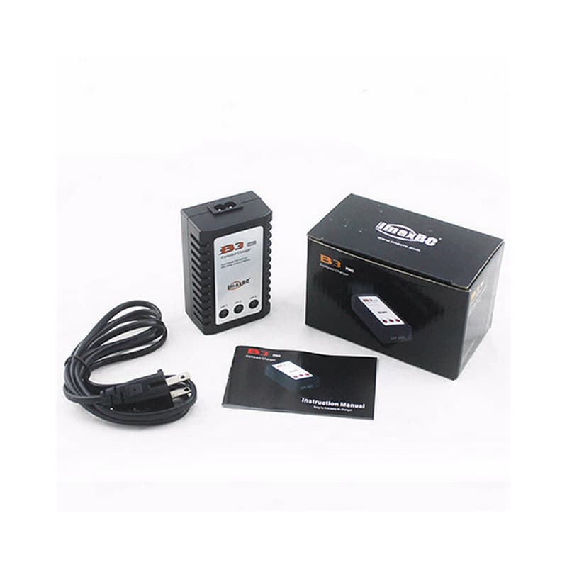 RC LiPo Battery 7.4V 11.1V 2S 3S 4S Simple B3 E3 Balance Charger Power Adapter