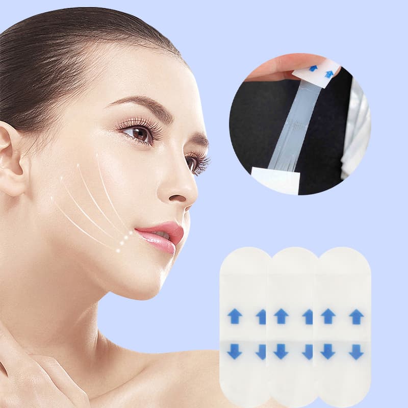 Cross-border Invisible Face Lifting Patch V-Shape Face Lift Firming Shaping Matte Transparent Face Slimming Patch