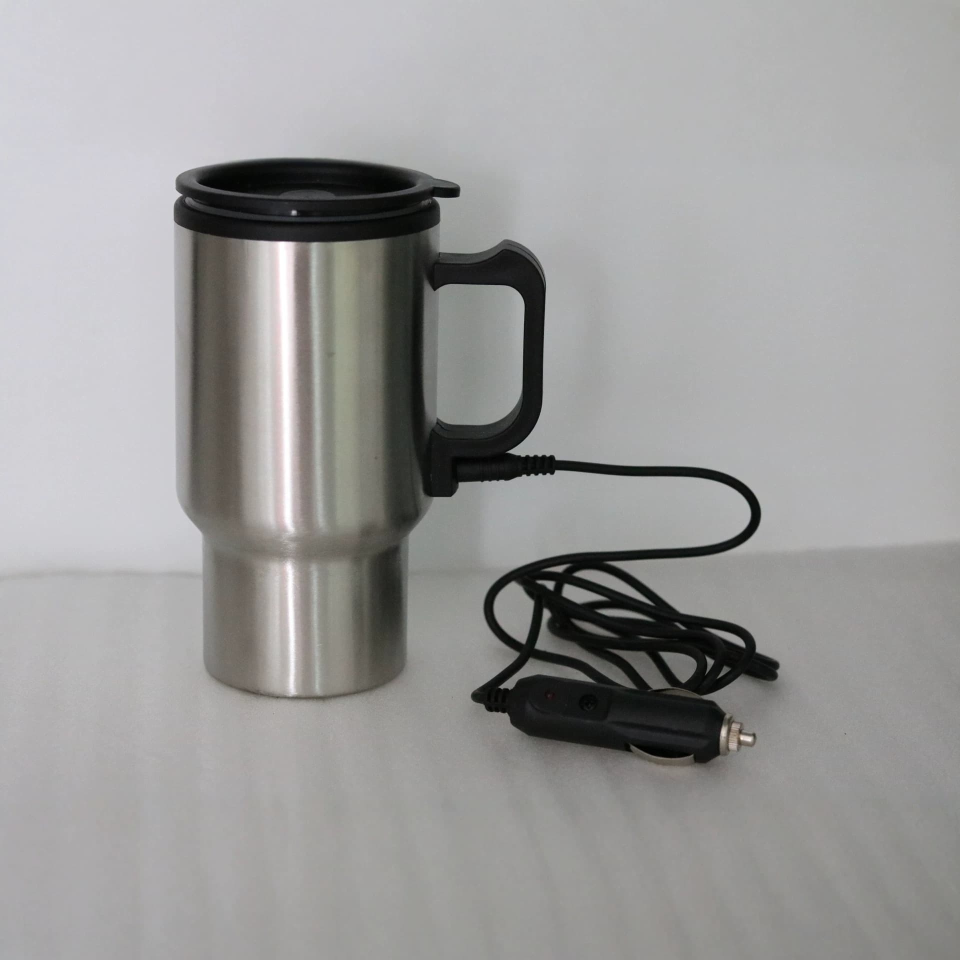 Advertising Gift Car Plug-in Thermal Cup Vehicle Mounted Double Layer Promotional Logo Printing Available