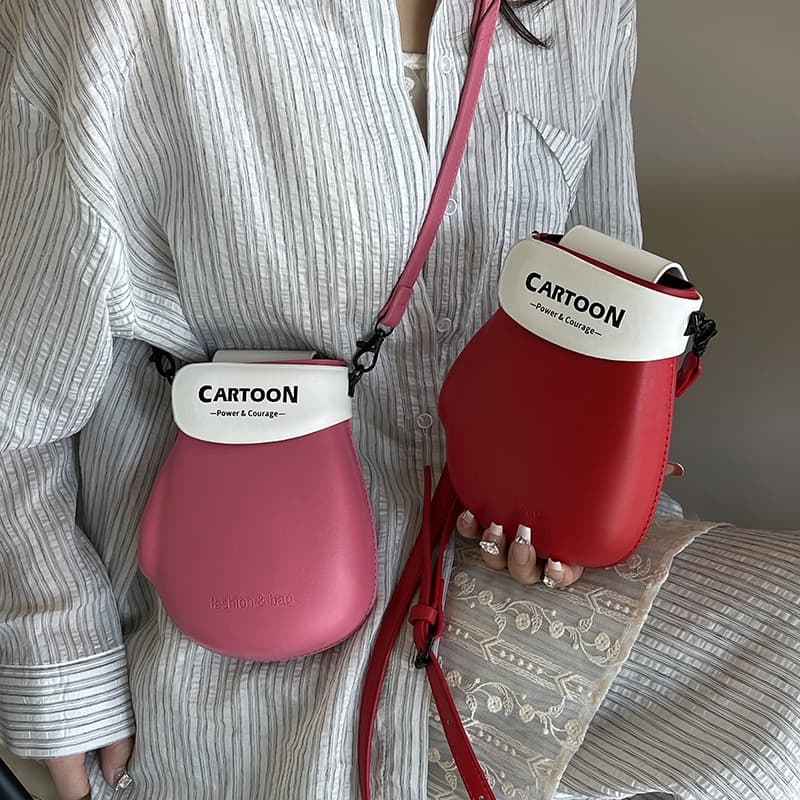 Baroness Hot-selling Bag Women's All-match 2025 New Style Boxing Gloves Funny Pressure Shell Bag Student Party Shoulder Crossbody Bag
