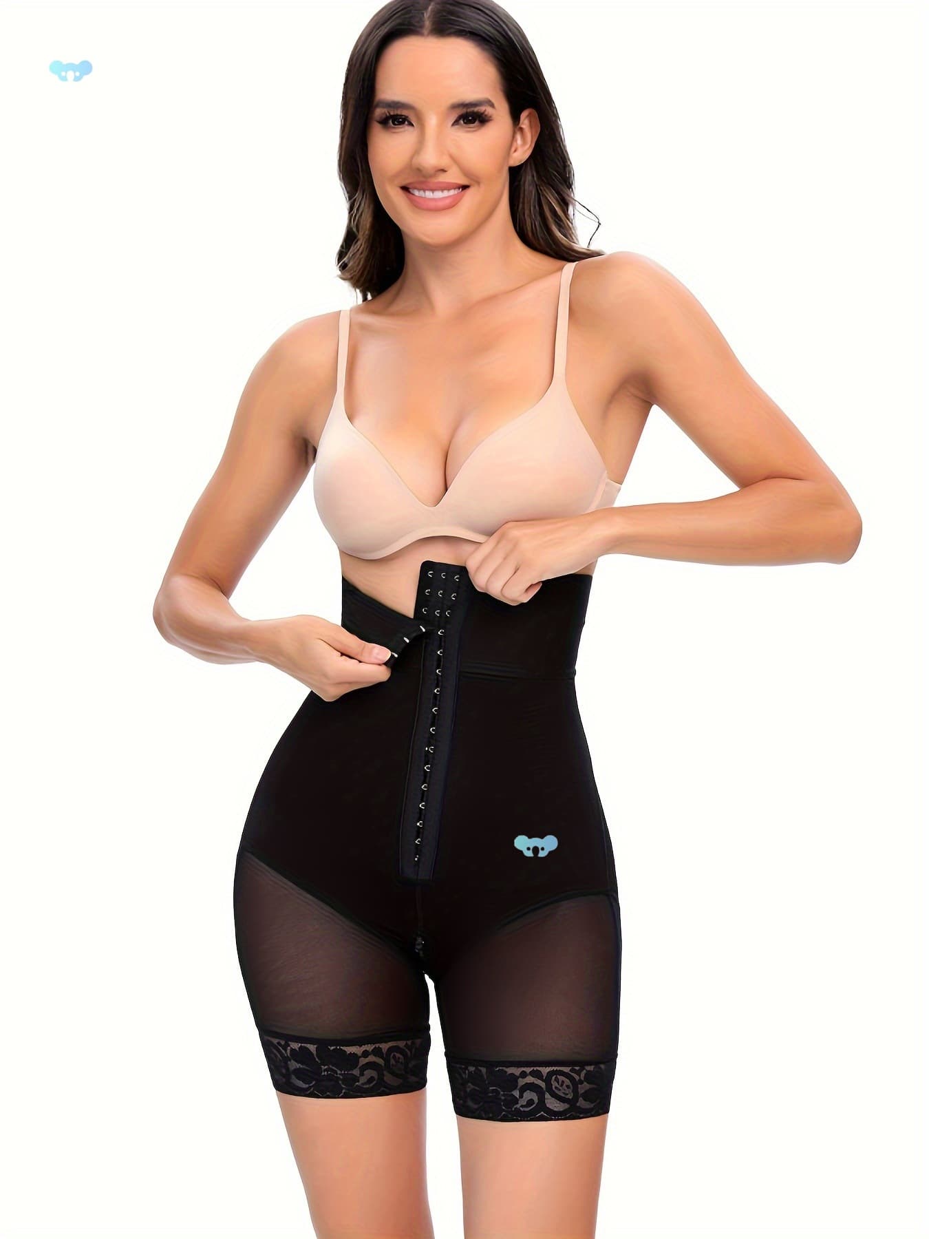 3 Row Buckle Scarf High Waist Waist Lift Hip