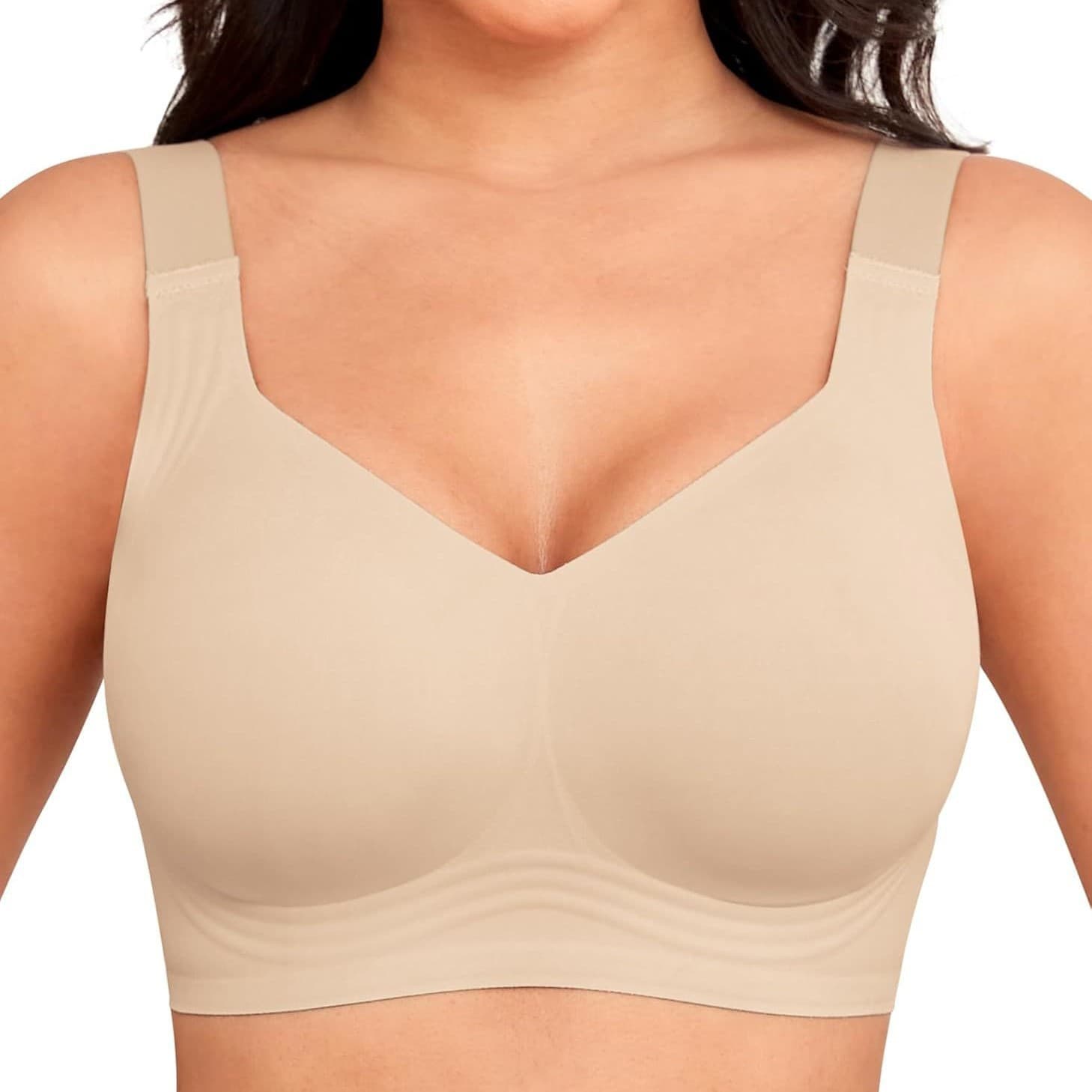 Xcutting Women's Wire-Free Bra - Full Coverage, Wire-Free, Comfortable Everyday Bra for Women