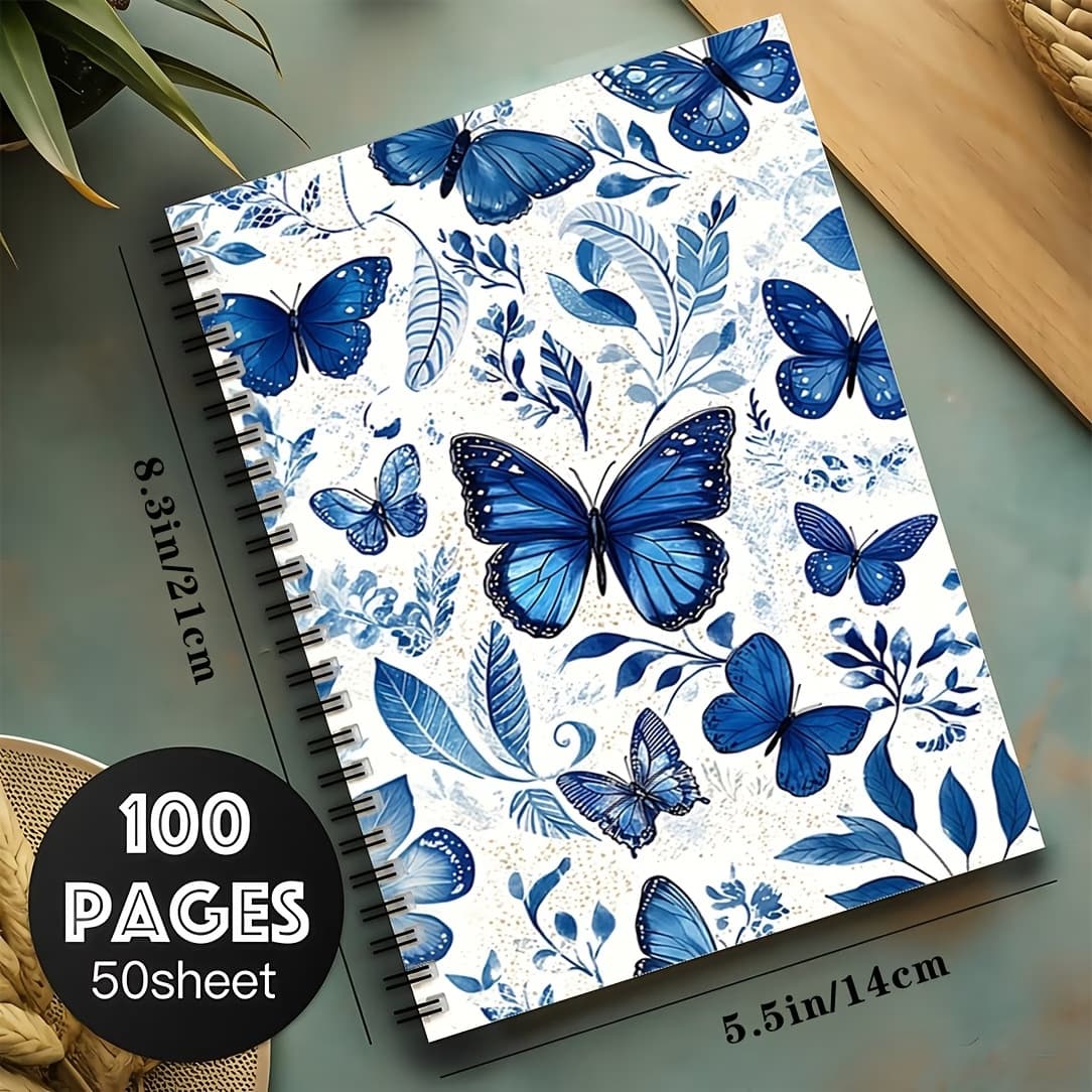 Spiral Notebook Bestseller New Ruled Notebook (100 Pages / 50 Sheets) Supports Labeling and Drop Shipping