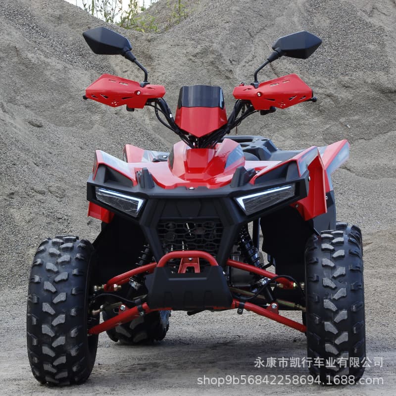 Small 125Cc All-Terrain Off-Road Vehicle, Mountain and Beach Bike, Motorcycle with Automatic Clutch, Gasoline-Powered Four-Wheeler