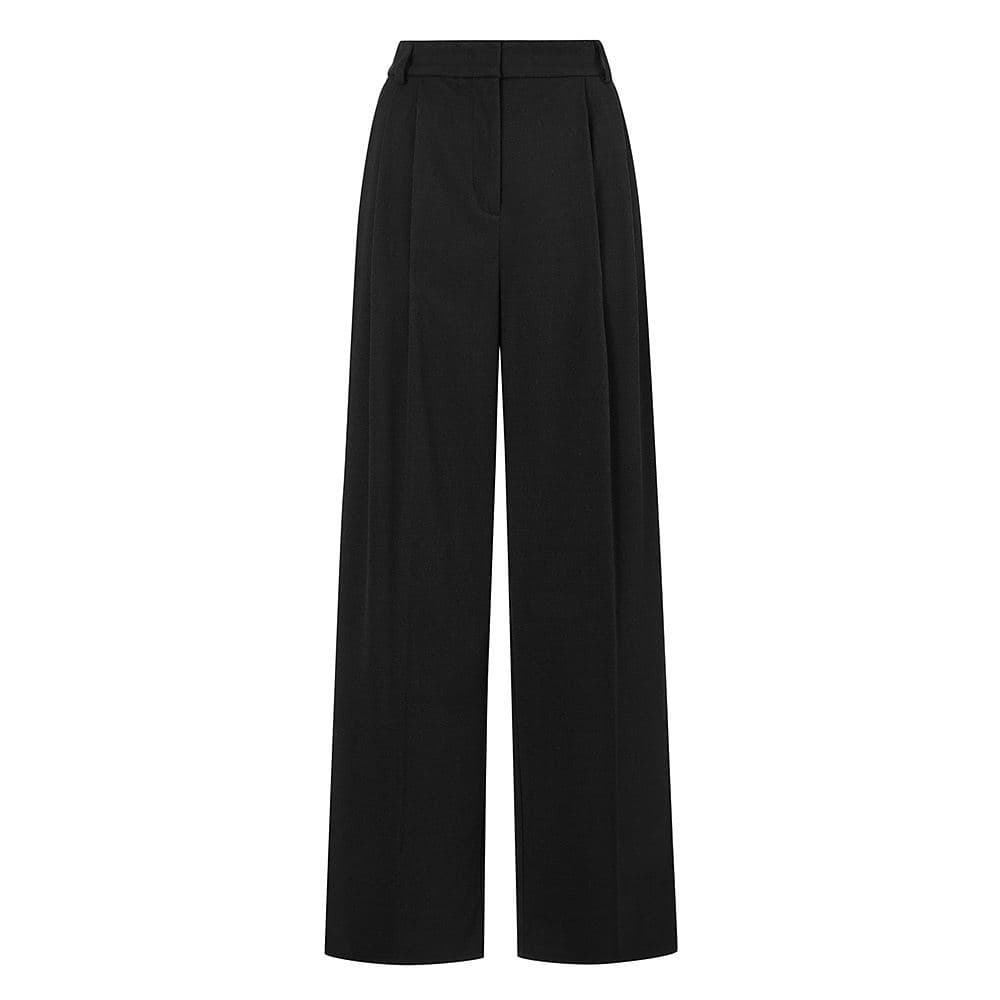 Narrow Straight Wide-Leg Pants for Women Spring Summer New High-Waist Draped Casual Trousers Petite Commute Slimming Korean Style Long Pants