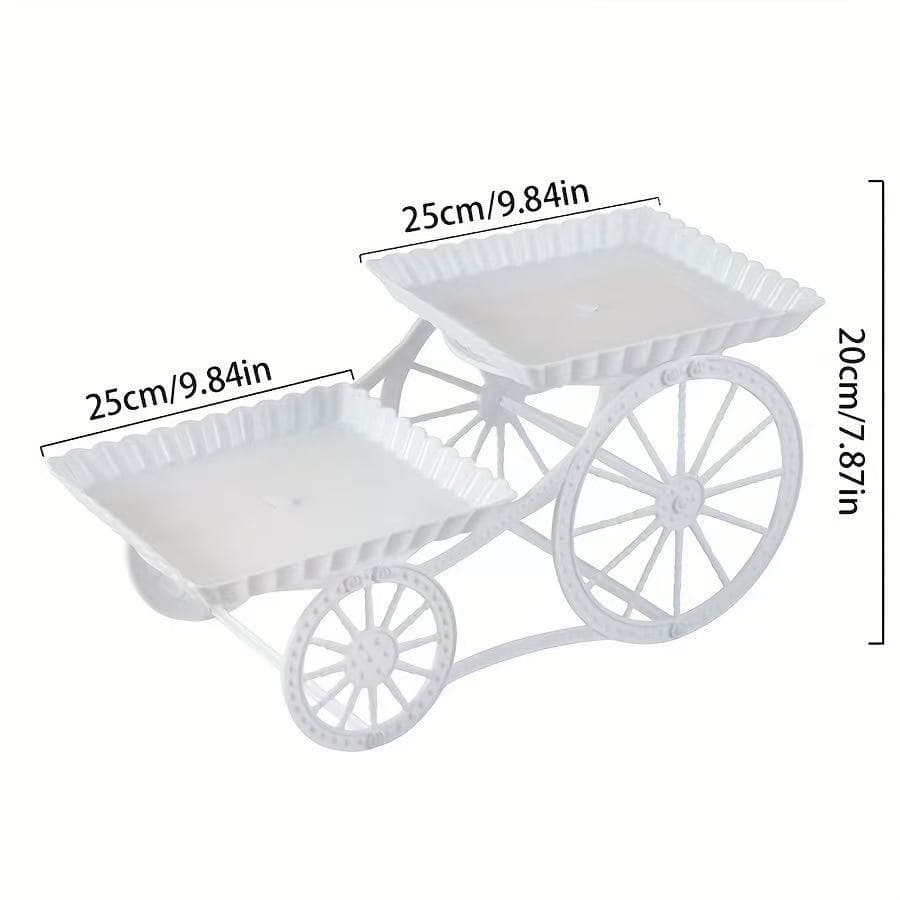 Cross-border Halloween wedding banquet birthday dessert table cake stand ornament multi-layer living room snack display pastry fruit plate