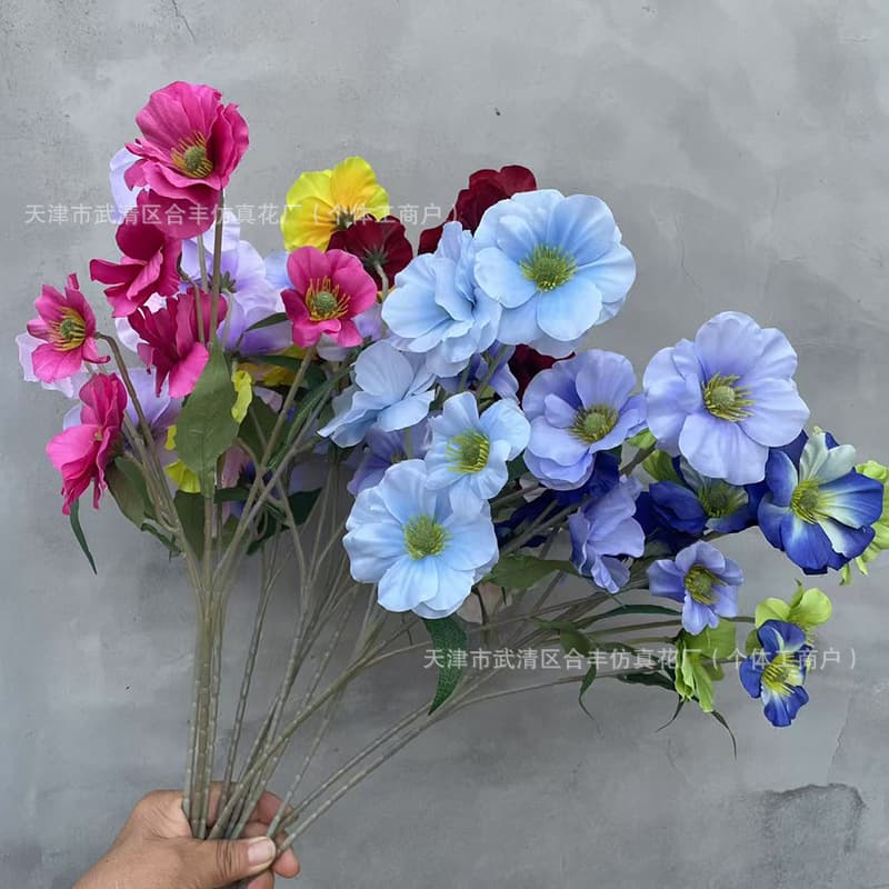 Artificial Flowers for Weddings, Butterfly Flowers, Outdoor Flower Arrangements, Hotel Photography Decoration Props, Soft Silk Artificial Flowers
