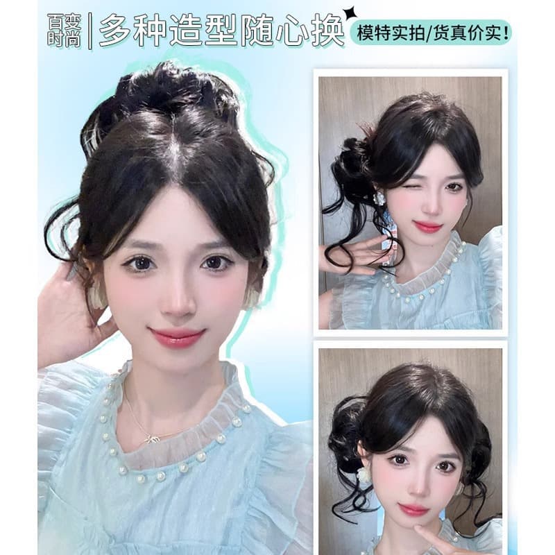 Dragon Beard Bun Hair Bun Ring Hair Volume Pad Back of Head Bun Side Bun Hair Bun