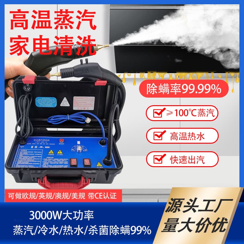 High-Temperature High-Pressure Steam Cleaner Multi-function Air Conditioner Car Wash Kitchen Cleaning All-in-One Machine Foreign Trade Wholesale Free Shipping