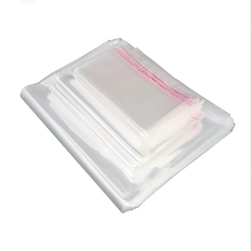 OPP bags for jewelry and apparel, self-adhesive plastic bags, garment bags, custom packaging.