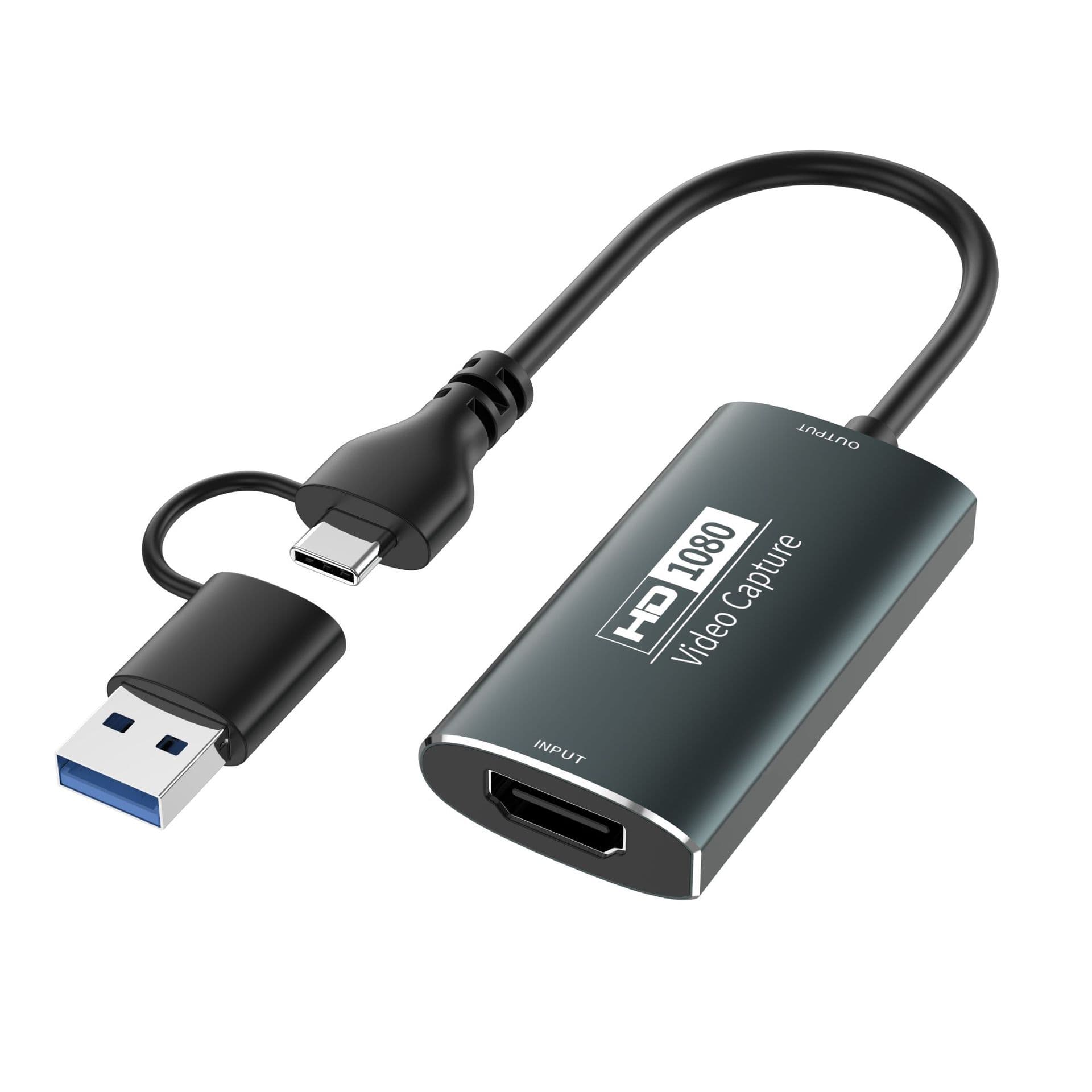 USB Capture Device HDMI HD Video Capture Card OBS Game Live Recording Computer Tablet Driver-Free