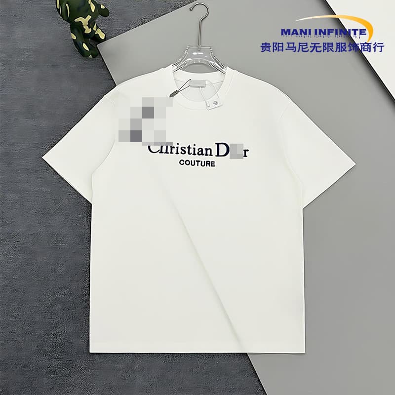 D Brand 2026 Summer New Letter Print Short Sleeve T-Shirt Unisex Loose Round Neck Trendy Couple Top